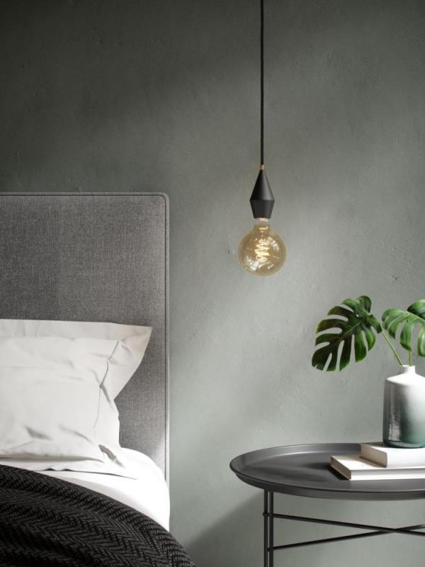 Nordlux E27 Spiral Globe Deko LED-Filament Leuchtmittel  5W Goldspirale